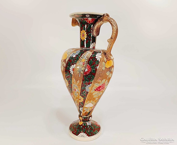 FISCHER J. ANTIK PORCELÁN NAGY MÉRETŰ VÁZA ,35 CM (R049)
