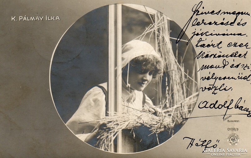 Képeslap: Színészek, Pálmay Ilka. 1905.