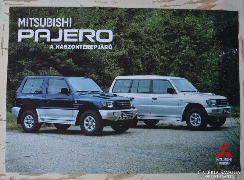 Mitsubishi Pajero haszon terepjáró prospektus magyar nyelvű