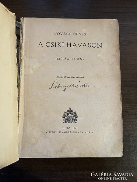 Ritka, 1940 Kovács Dénes: A CSIKI HAVASON