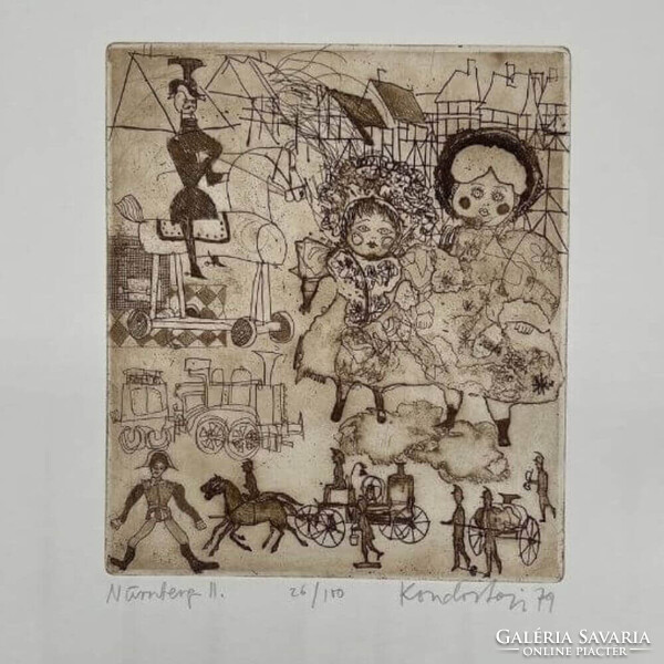 Kondor Lajos (1926-2006): Nürnberg II.F00549