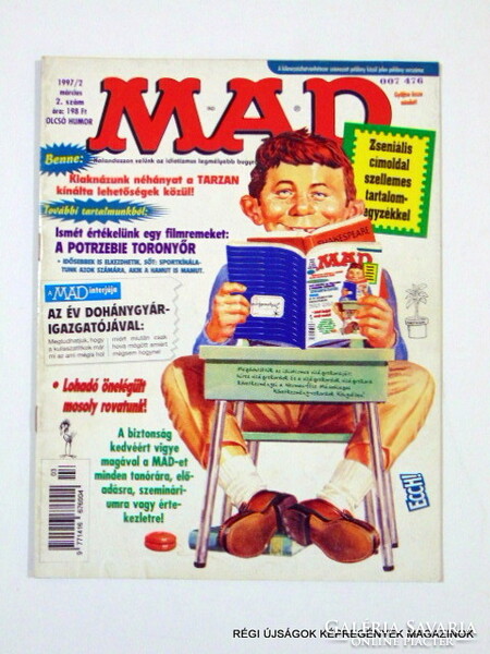 1997 március  /  MAD  /  SZÜLETÉSNAPRA! RÉGI, EREDETI ÚJSÁG. Szs.:  12016