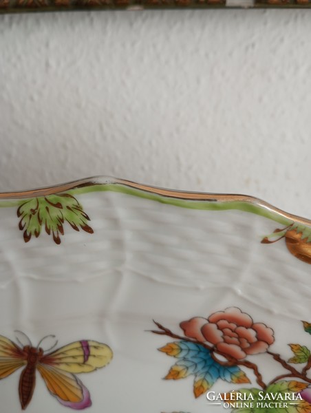 HERENDI Viktória dekoros süteményes kínáló