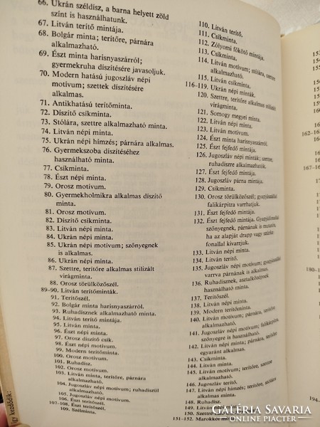 Keresztszemes hímzésminták Paul Ilona Zsille Zsigmondné