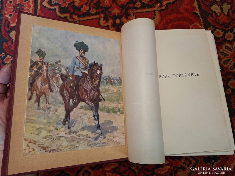 Ritka szép  PILCH JENŐ szerk. A VILÁGHÁBORÚ TÖRTÉNETE 1928 FRANKLIN ELSŐ DISZ-KIADÁS!