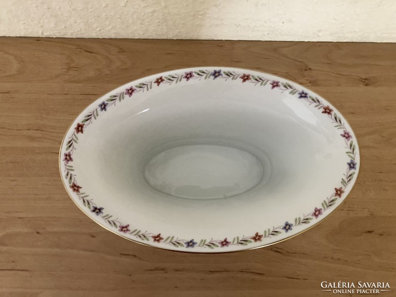 HERENDI körmös oroszlánlábas kaspó, váza, Nanking Bouquet multicolor, kézzel festett, HIBÁTLAN