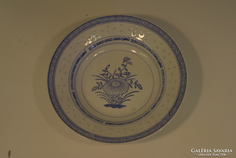 Rizs szemes kínai porcelán tányér A163