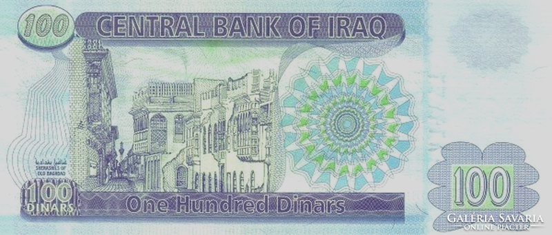 Irak 100 dinár 2002 UNC