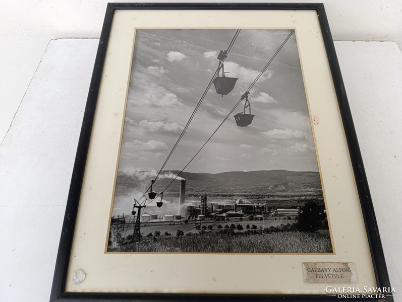 Antik fotó művészi felvétel bánya bányász csille 1967 Galbavy Alfonz felvétele 818 1327