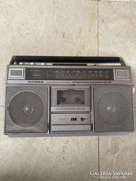 Telefunken Stereo Rádió Recorder CR20