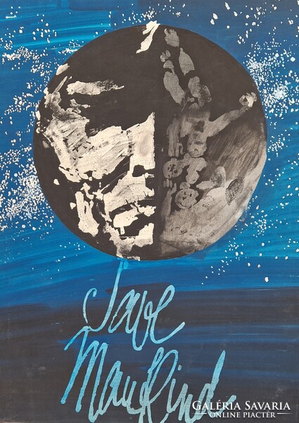 Gunda Antal - Save Mankind, tempera festmény