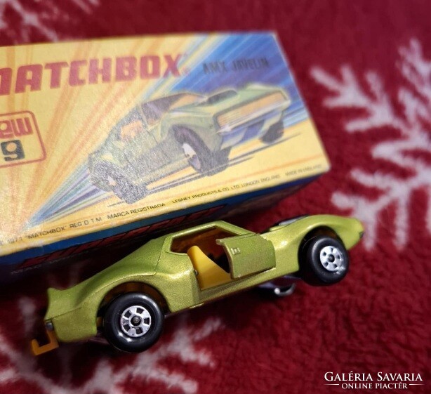 Eredeti angol, gyönyörű Matchbox, Superfast, AMX Javelin, 1972-es