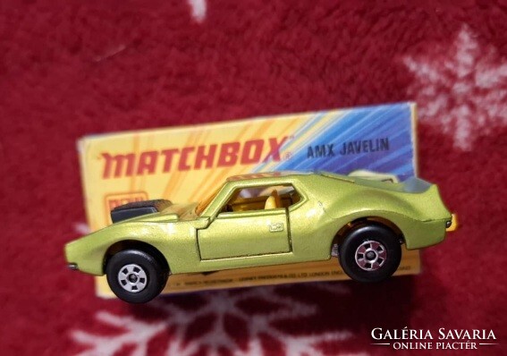 Eredeti angol, gyönyörű Matchbox, Superfast, AMX Javelin, 1972-es