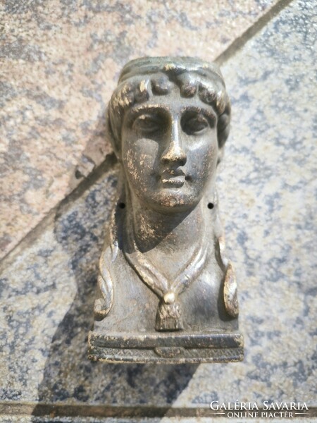 Réz figurális Empire Ampire bútor dísz 4 db .Szekreter, Vitrin komód smizetl
