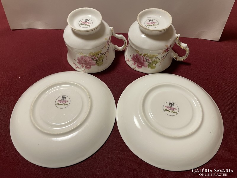 Balmoral Castle England Bone China, kávés duók!