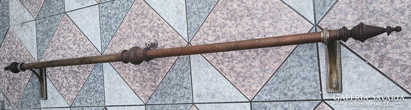 Réz Szecessziós függöny tartó karnis törülköző tartó konyha ruha tartó pàrban különleges