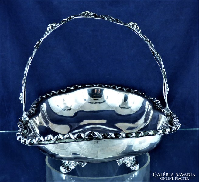 NAGYON RITKA, ANTIK, EZÜST KÍNÁLÓ, NÉMET, BREMEN, CA. 1850!!!