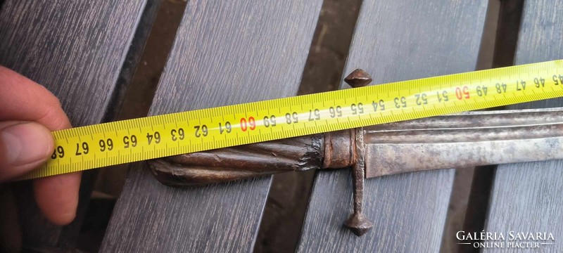 Vadász vagy rövid kard 17-18 szd, 17. szd-i szablya pengével