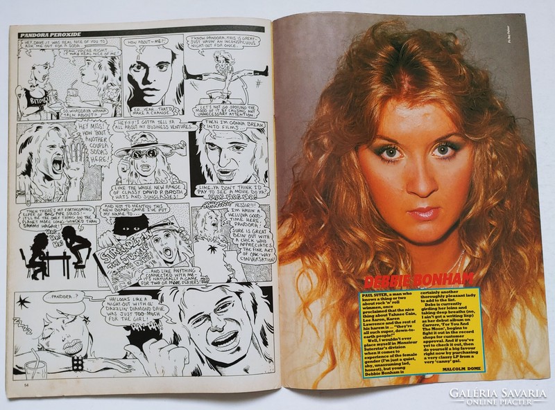 Extra Kerrang 1985/7 Billy Idol Nico Black Oak Gary Glitter Chris Rea Madhatter Debbie Bonham Beards
