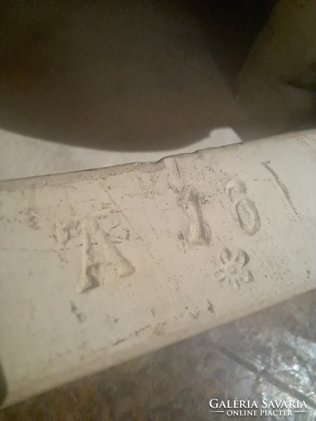 ANTIK FAJANSZ FALI KONZOL, POSZTAMENS GINORI (?)