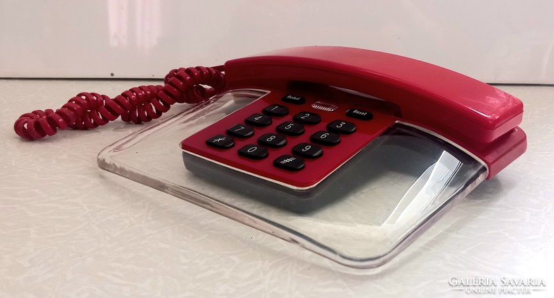 Űrkorszaki postmodern plexi design telefono ALKUDHATÓ