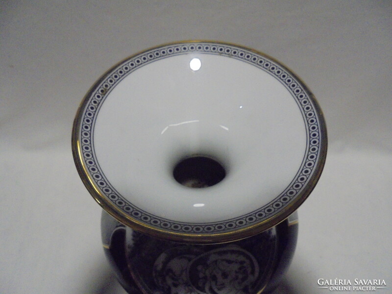Hollóházi Jurcsák /Szász Endre/ öblös váza - nagy méret - 24 cm