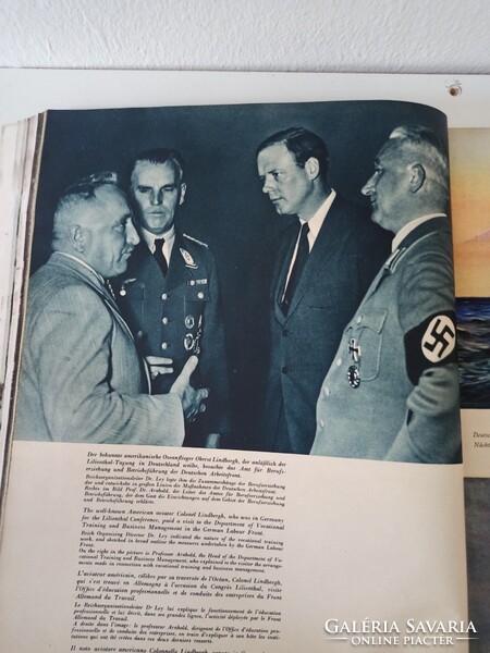 Freude und Arbeit, magyarországi kiadás1939. 120 oldalas, II.Vh. havilap. Nagy, 37x27cm-es kiadvány