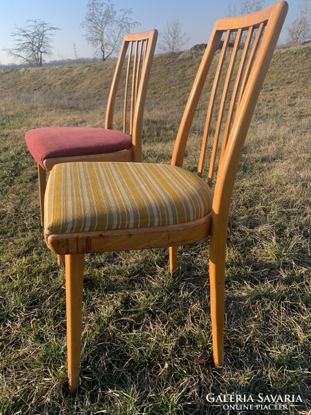 2 darab Jiri Jiroutek szék 1960  Mid-Century Dining Chair by Jiří Jiroutek for Interiér Praha, 1960s