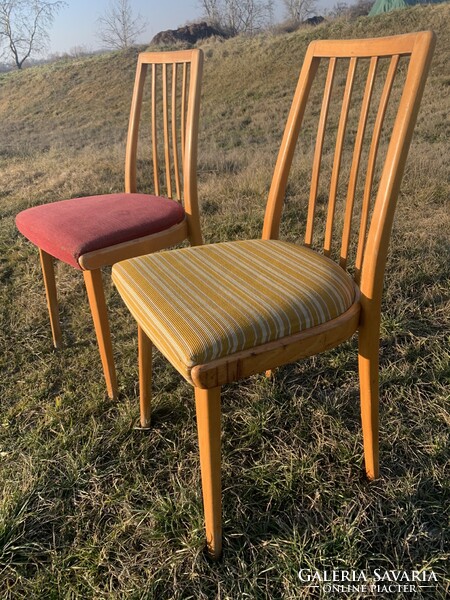 2 darab Jiri Jiroutek szék 1960  Mid-Century Dining Chair by Jiří Jiroutek for Interiér Praha, 1960s