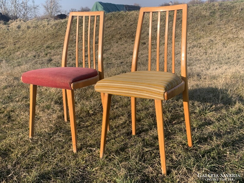 2 darab Jiri Jiroutek szék 1960  Mid-Century Dining Chair by Jiří Jiroutek for Interiér Praha, 1960s