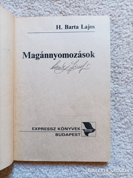 H. Barta Lajos - Magánnyomozások (1984)