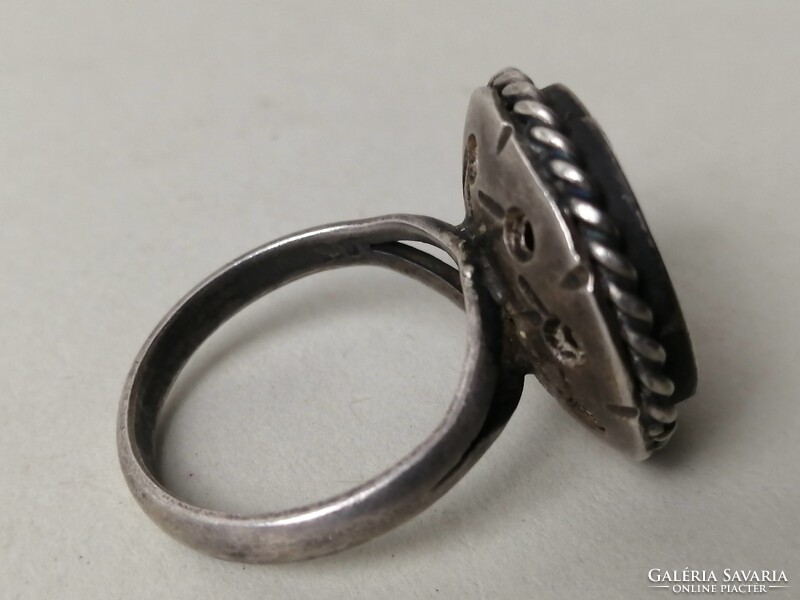 ISZLÁM FELIRATOS EZÜST GYŰRŰ VÉSETT KARNEOLLAL  -  CARNELIAN RING ISLAMIC INTAGLIO