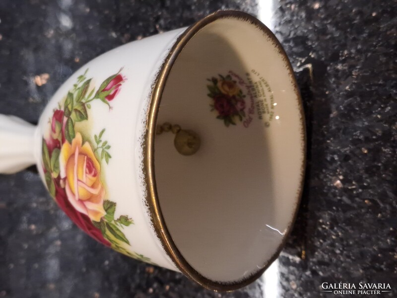 Royal Albert old country roses angol porcelán csengettyű csengő harang