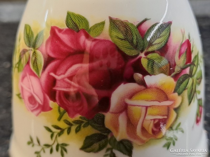 Royal Albert old country roses angol porcelán csengettyű csengő harang
