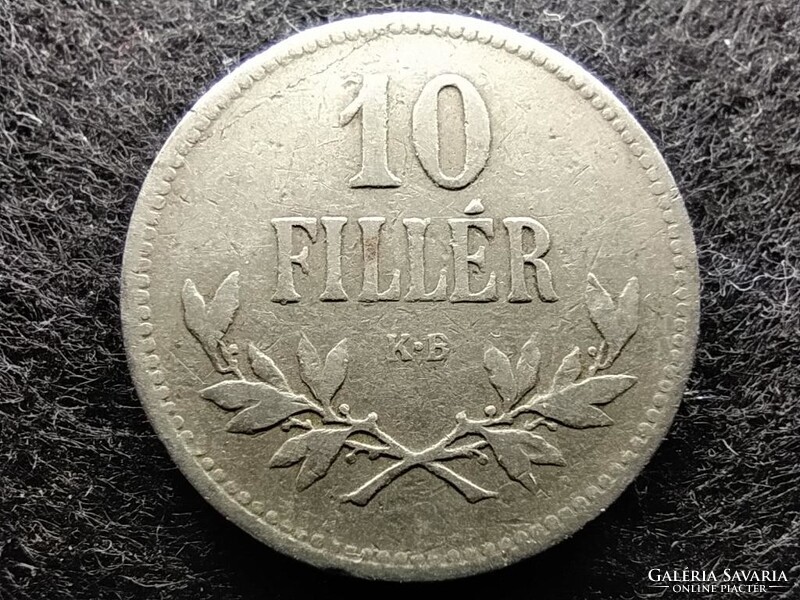 Magyarország I. Ferenc József (1848-1916) 10 Fillér 1915 KB