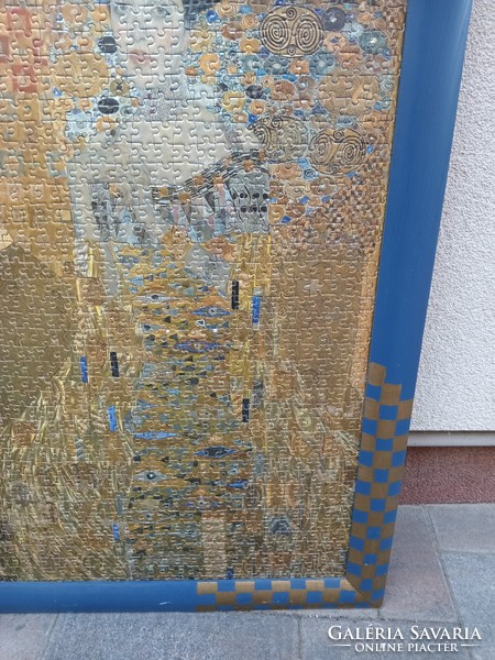 Gustav Klimt peazzle kép keretben. Alkudható.