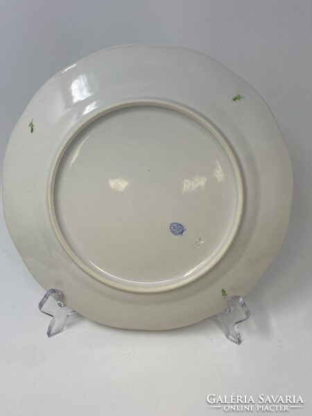 Herendi porcelán lapostányér Bouquet de Cornélia HBC mintával (25,5cm) RZ