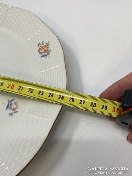 Herendi porcelán lapostányér Bouquet de Cornélia HBC mintával (25,5cm) RZ