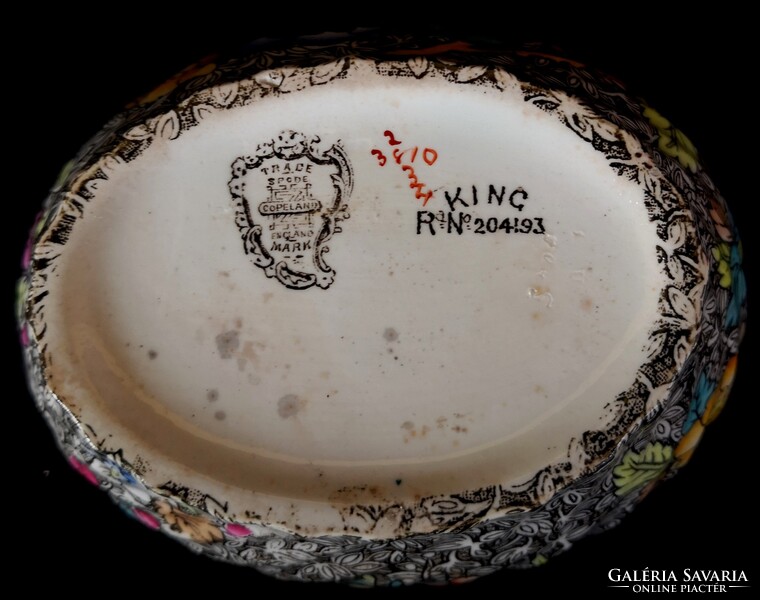 DT/448 – Spode Copeland „King” cukortartó 1893-ból