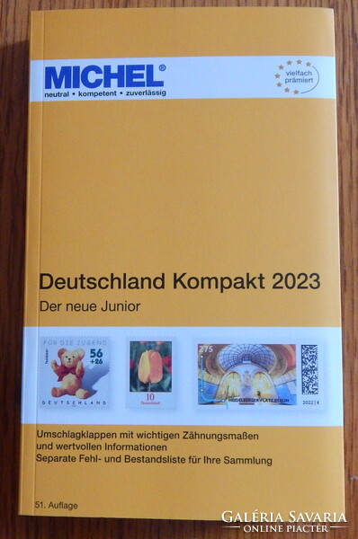 MICHEL bélyegkatalógus: Németország - Deutschland Kompakt 2023, Der neue Junior