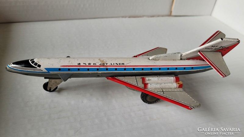 Retro lemez repülőgép lendkerekes MF202 sérült