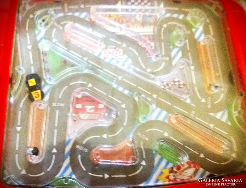RETRO GRAND PRIX 18 -. AUTOPÁLYA elemes játékgép,  24 x 21 cm a képek szerint
