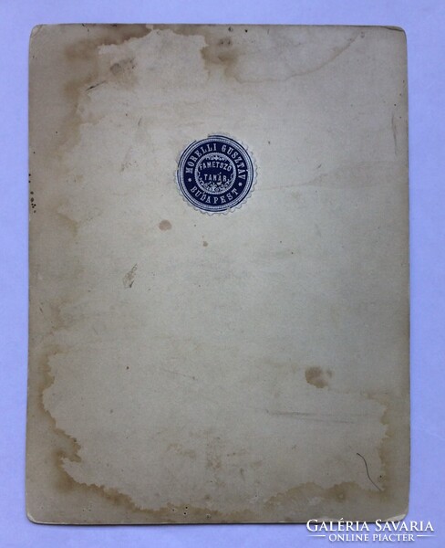 Morelli Gusztáv. Erdötörvény Stróbl Alajos szobra 1893 / Fotó