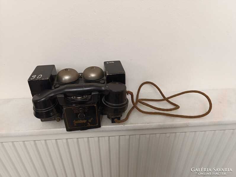 Antik katonai telefon angol készülék militari London 612 1546