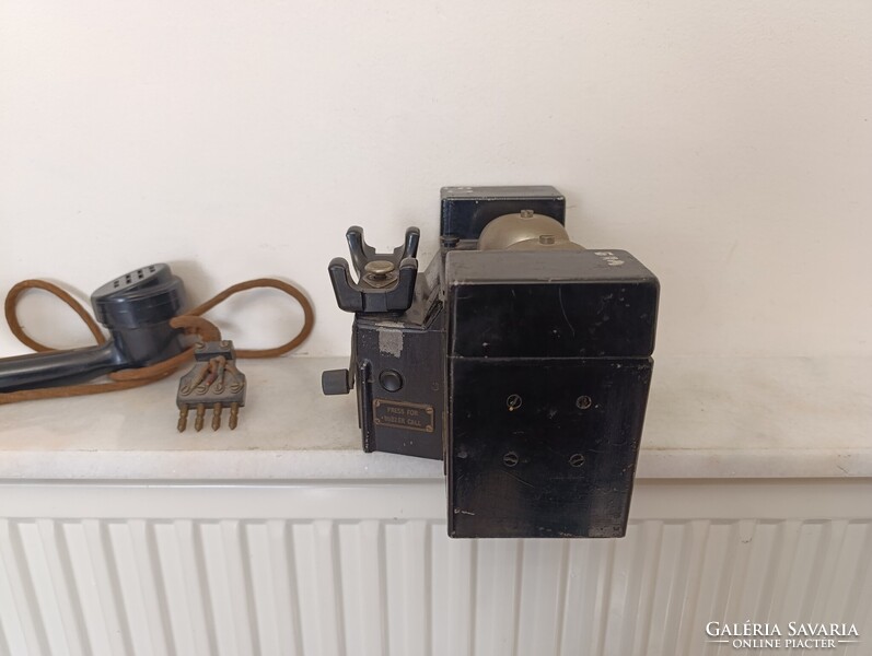 Antik katonai telefon angol készülék militari London 612 1546