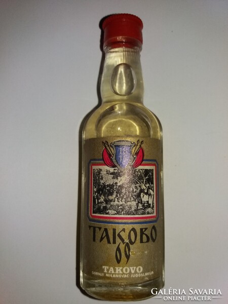 Retro YUGOSZLÁV - TAKOVÓ - MINIBÁR italosgyújtemény szeszes ital válogatás a képek szerint 2.