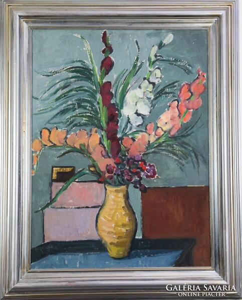Gera Gyula (1915-1968): Virágcsendélet - 1194