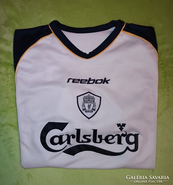 XS-es vintage Reebok Liverpool FC (2001/02) vendég mez