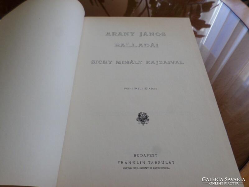 ARANY JÁNOS BALLADÁI ZICHY MIHÁLY RAJZAIVAL