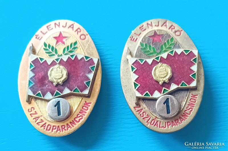 Élenjáró Századparancsnok és Élenjáró Zászlóaljparancsnok jelvény